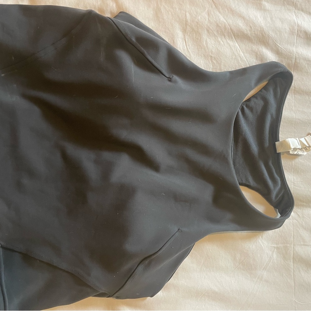 Gray Lululemon Align Cropped Tank